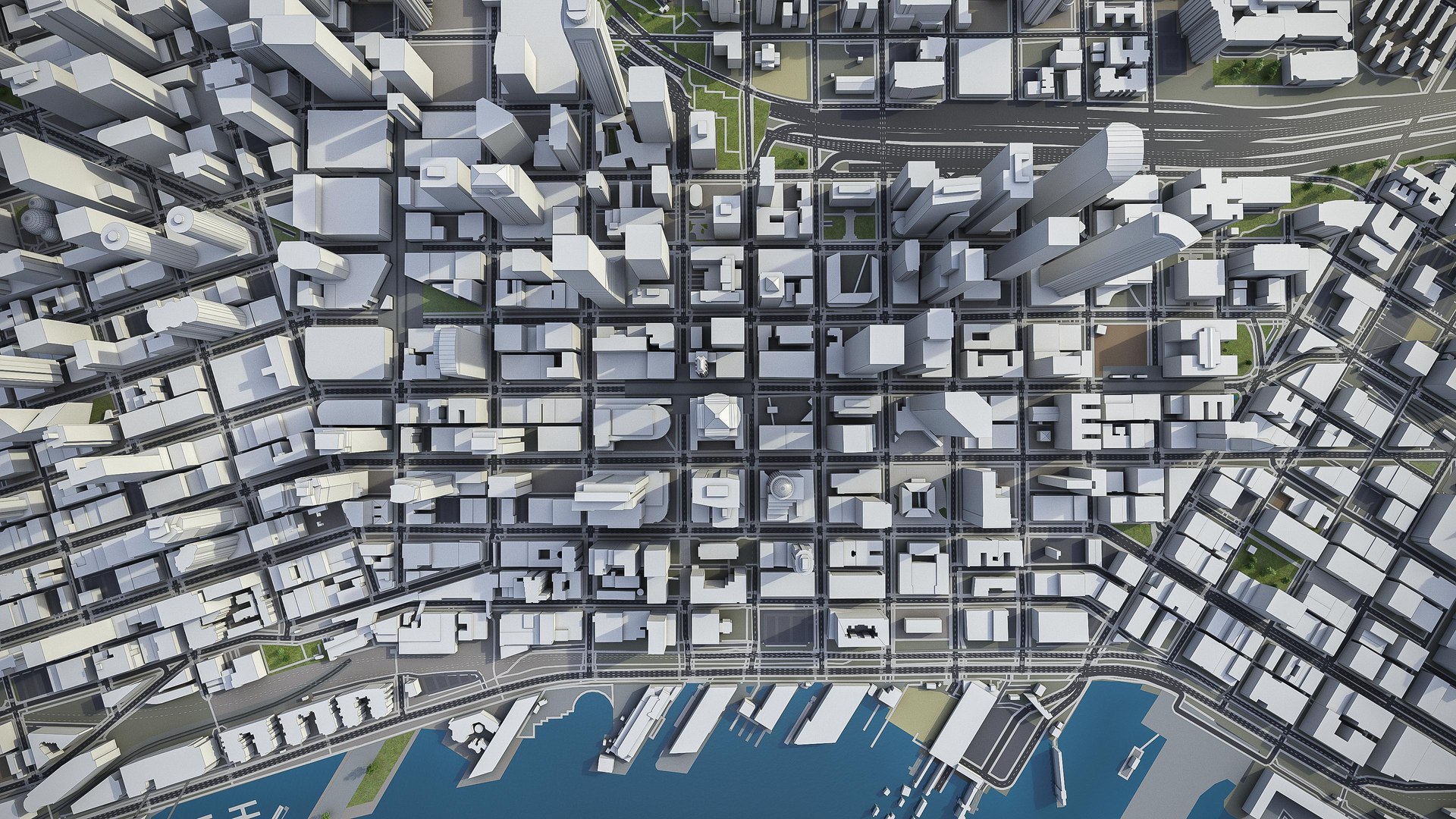 Seattle city area 3D model - TurboSquid 1334510