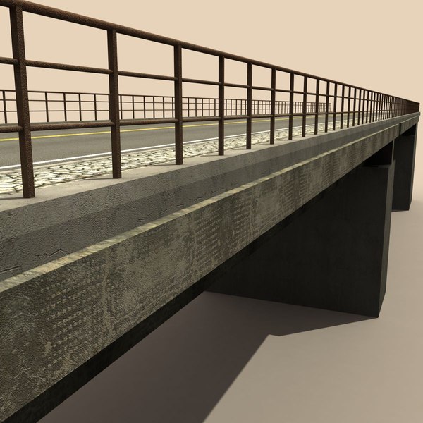 roads bridges 3d model