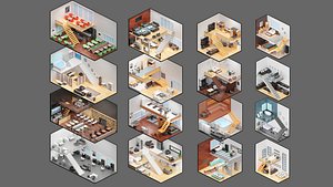 low poly interior 12
