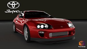 3D toyota supra