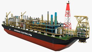 3D lng floating production storage