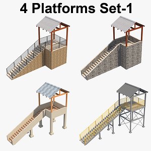 platform p 3D model