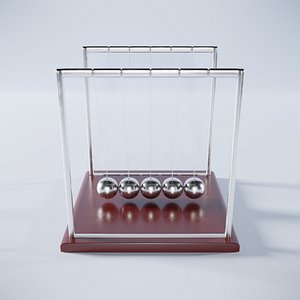 newton cradle 3D