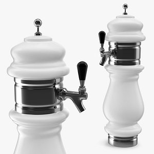 3D ceramic faucet draft beer model