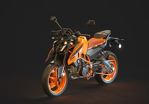 3D Base model KTM Duke 390 2024 model