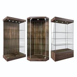 shelves glass 3D model