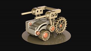3D TOY Self propelled gun drone