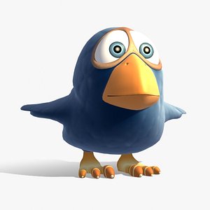 Cartoon bird 3D Model $10 - .max .3ds .obj - Free3D