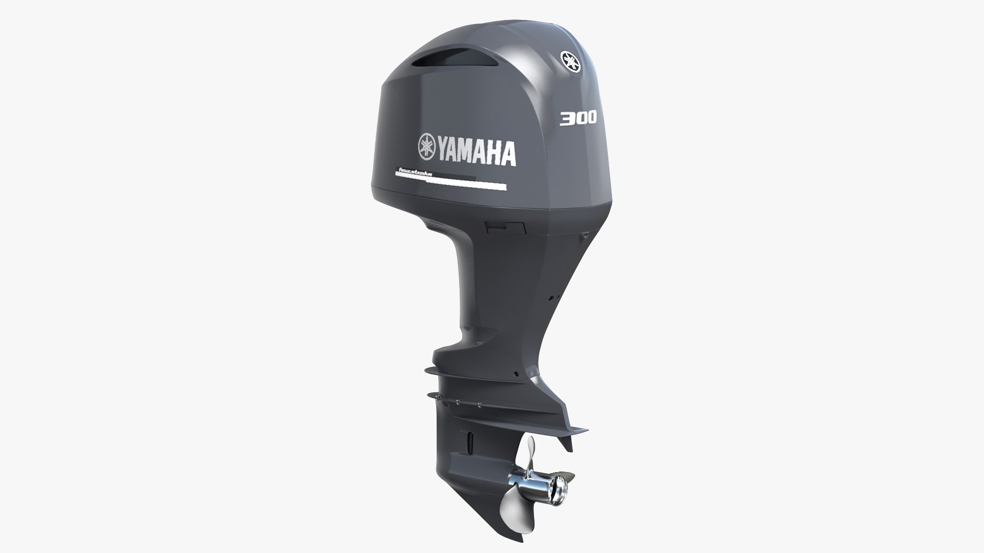 Yamaha 350 V8 Outboard Motor 3D model preview