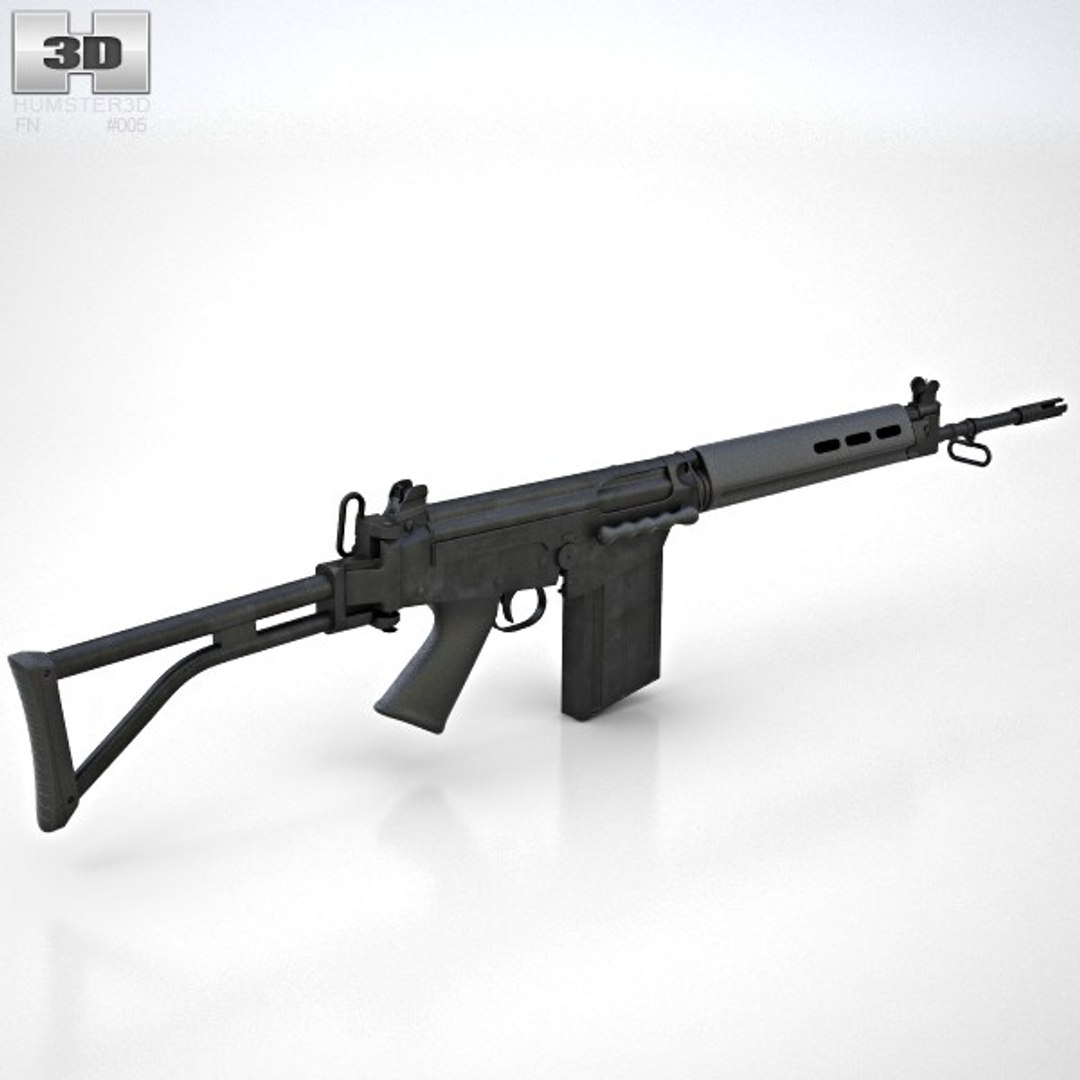 3d Fn Fal 50 Model