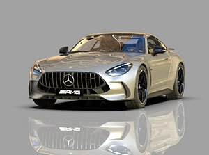 Mercedes Benz AMG GT63 2024 HQ interior1 3D model