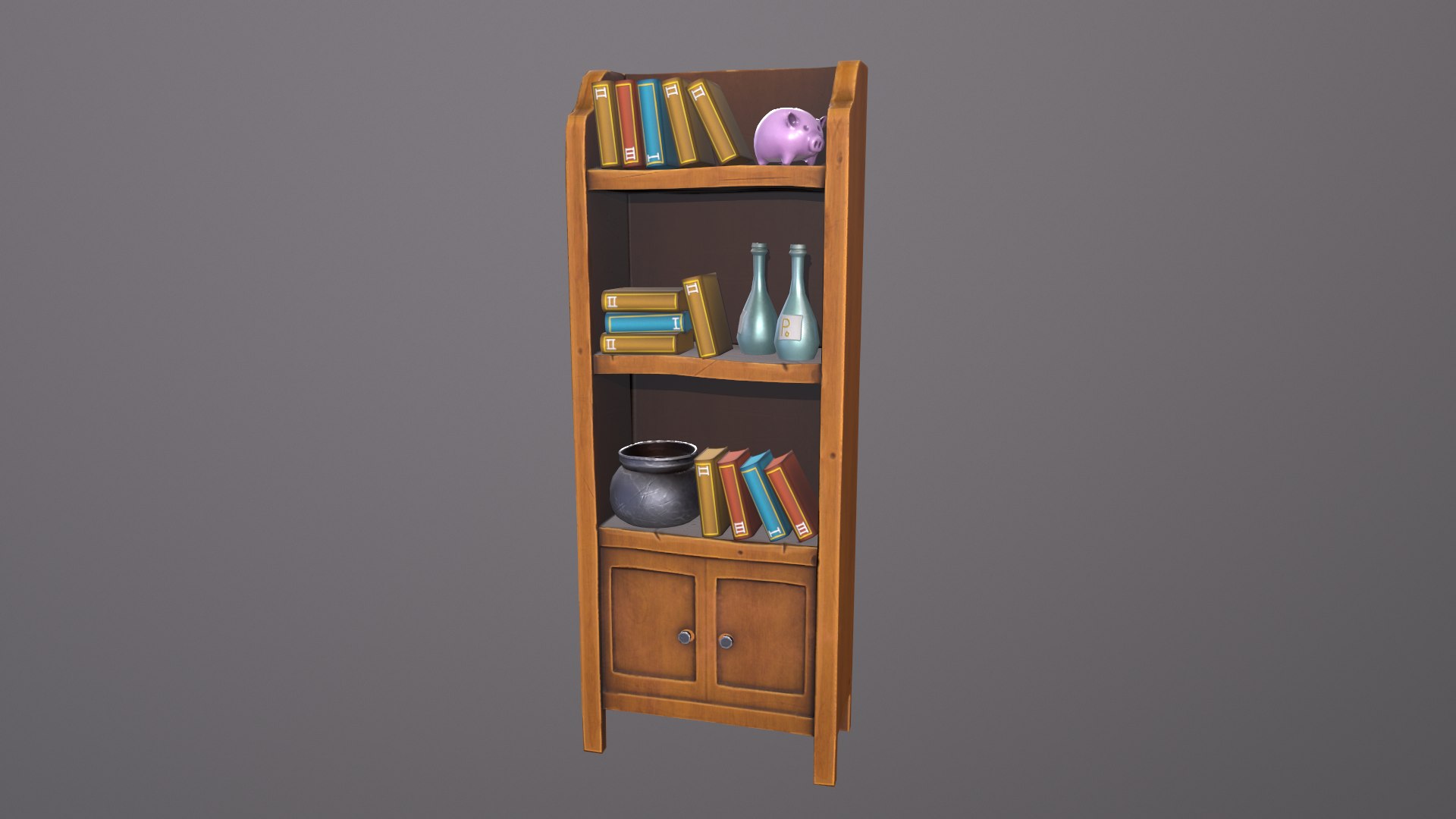 Stylized Cupboard Model Turbosquid 1975434