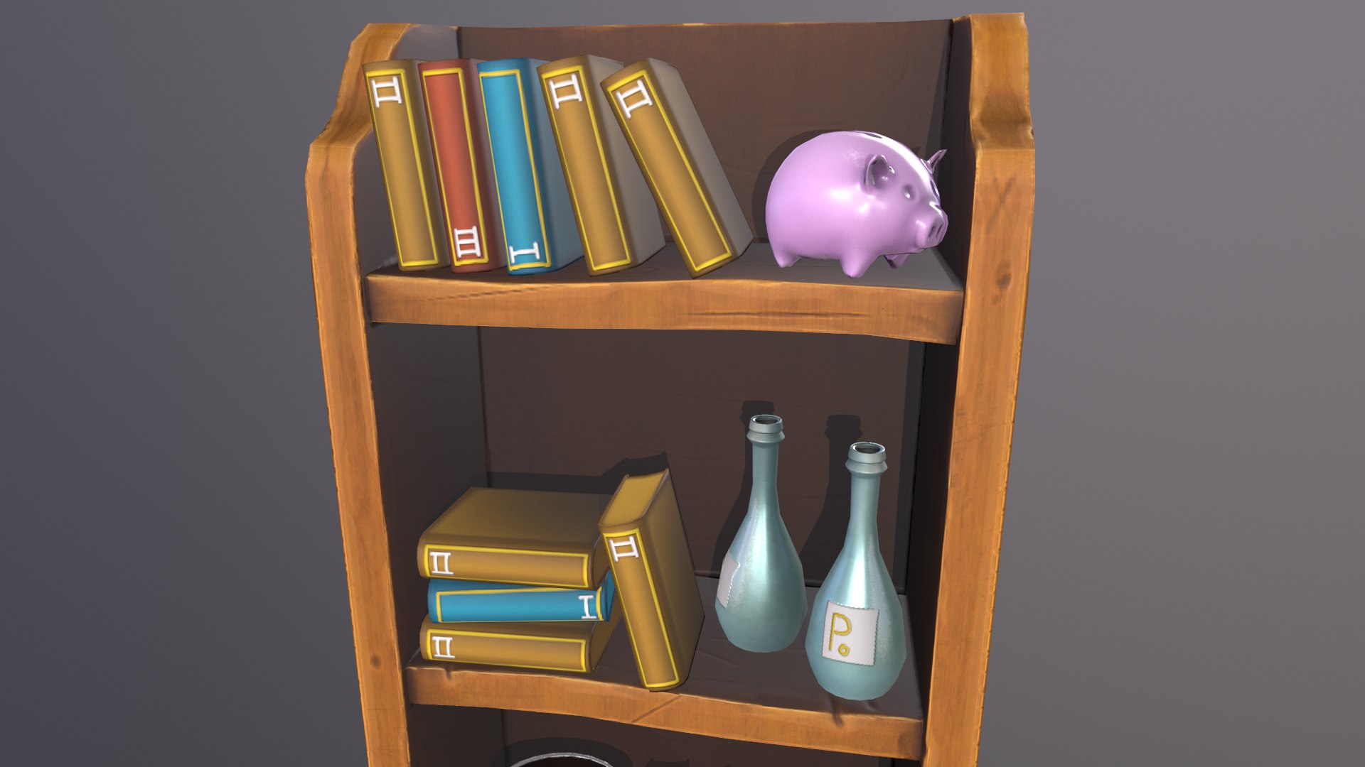 Stylized Cupboard Model Turbosquid 1975434