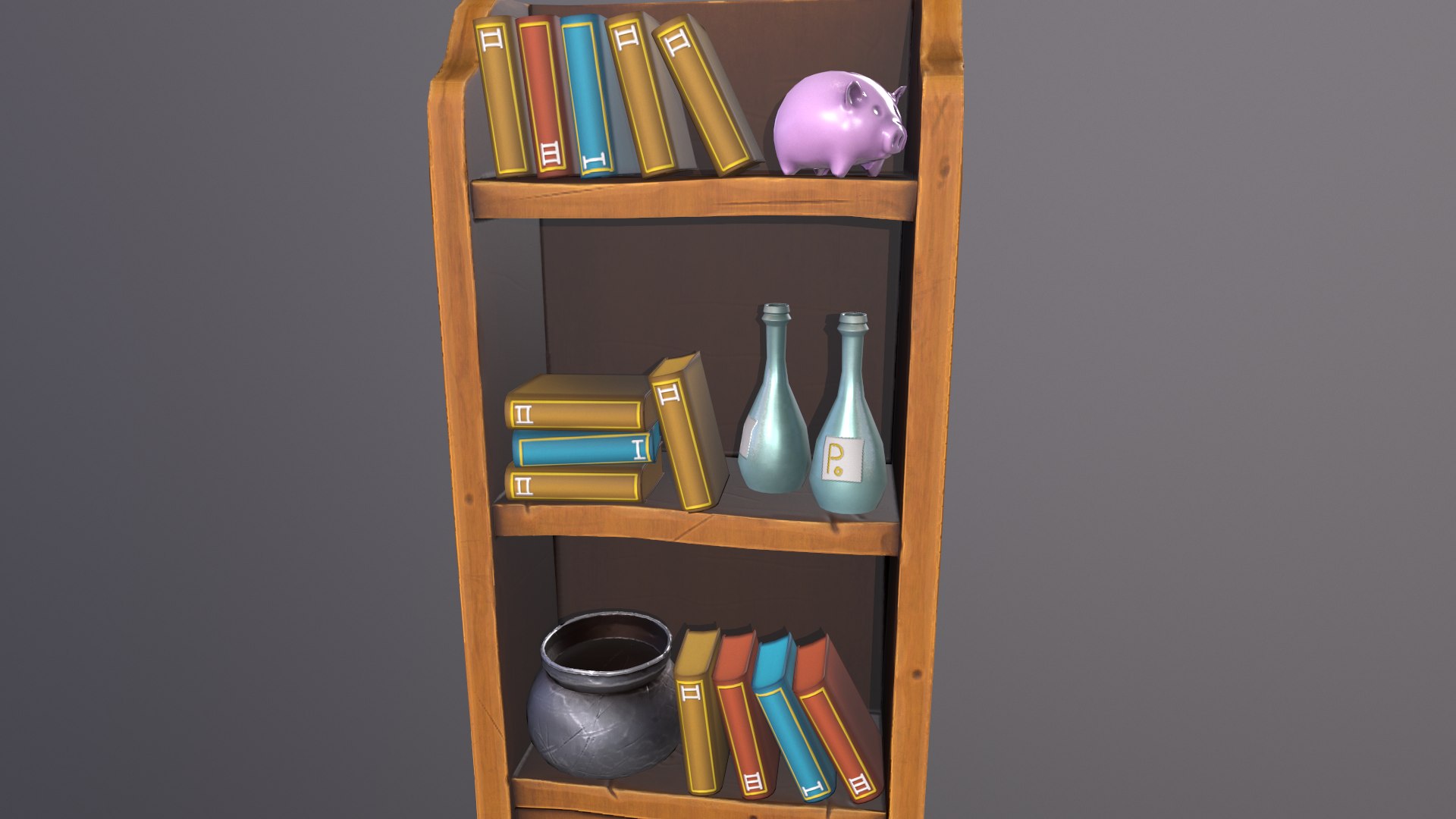 Stylized Cupboard Model Turbosquid 1975434