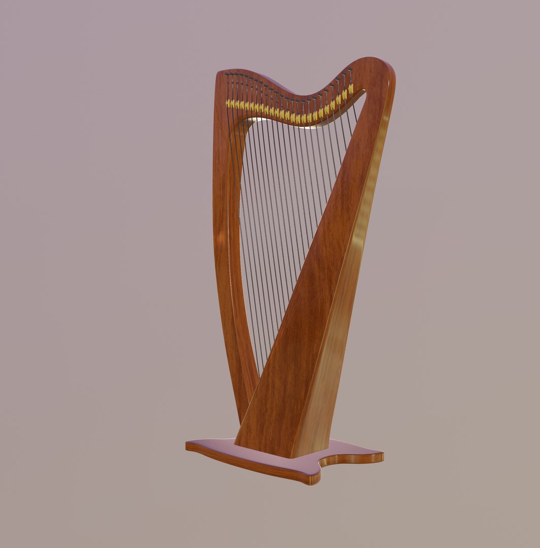 Harp 3D Model - TurboSquid 1479887