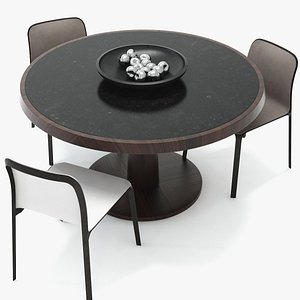 modèle 3D de Table Basse Chesterfield Avec Stand Restaurante - TurboSquid  1904231