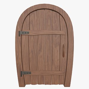 wood door 3D model