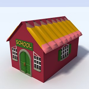 Pencil Roof Schoolhouse