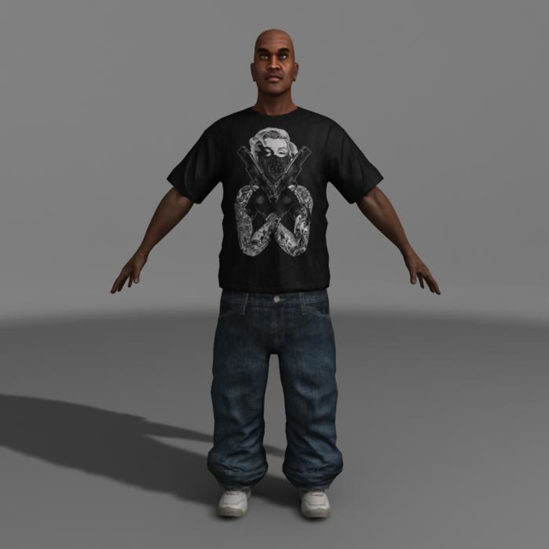 3dsmax Rigged Character
