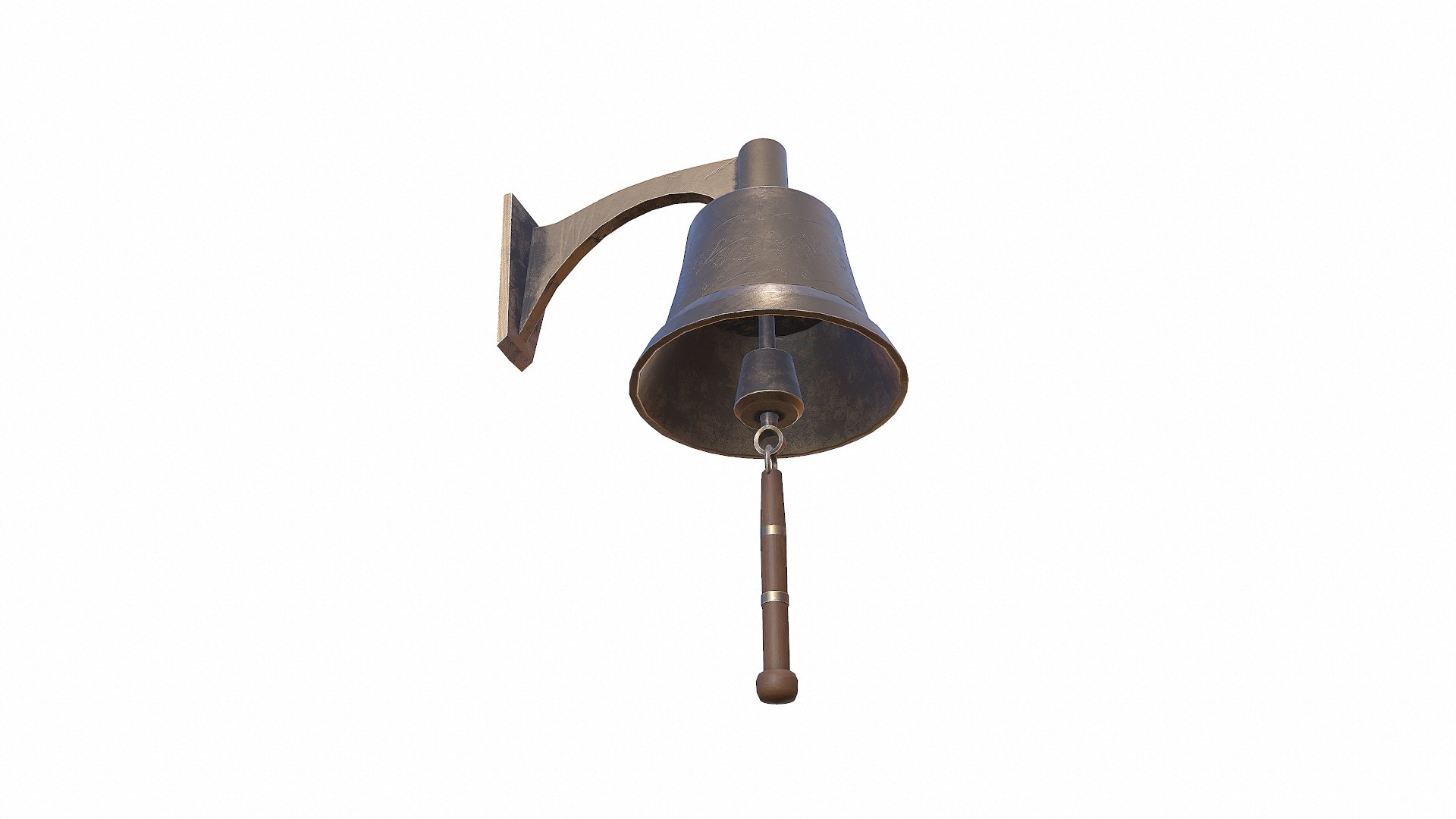 Old Wall Bell Low-poly PBR 3D model https://p.turbosquid.com/ts-thumb/LA/gevKVb/Of/screenshot003/png/1792739337/1920x1080/fit_q87/308f632eb476fee94342fb97597bd3f56e59ca12/screenshot003.jpg