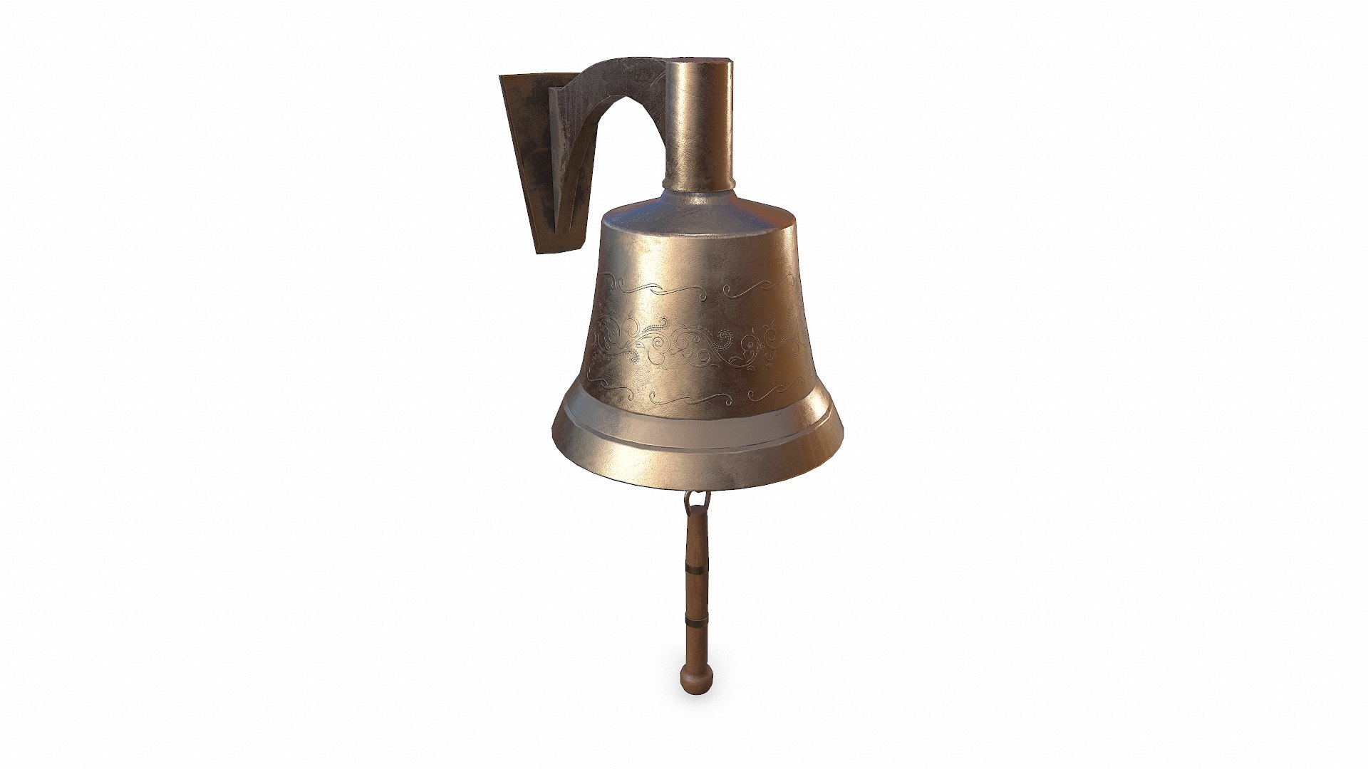 Old Wall Bell Low-poly PBR 3D model https://p.turbosquid.com/ts-thumb/LA/gevKVb/a6/screenshot004/png/1792739339/1920x1080/fit_q87/4227293e625ff51c97720b1dd097b5302cc81703/screenshot004.jpg