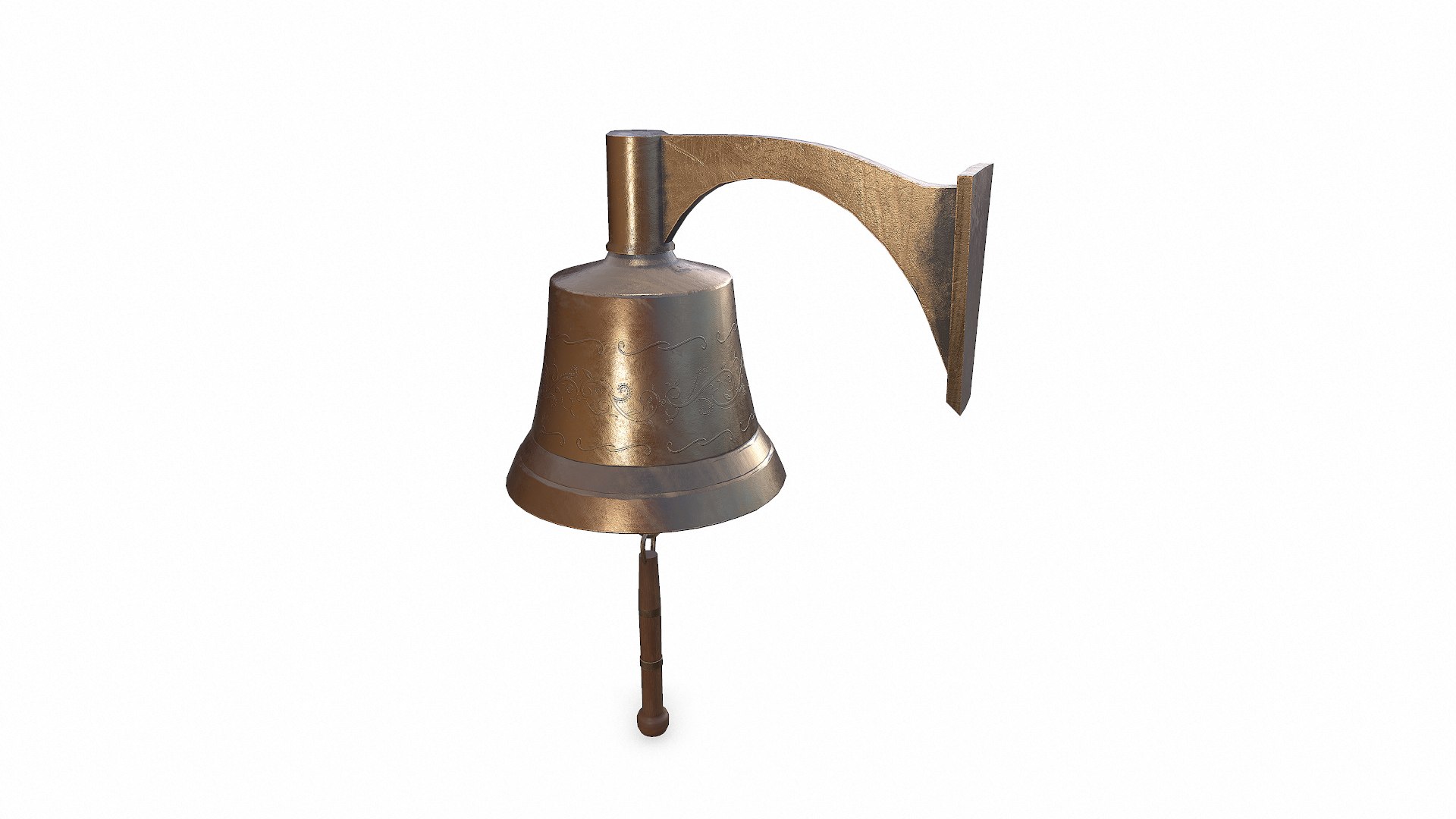 Old Wall Bell Low-poly PBR 3D model https://p.turbosquid.com/ts-thumb/LA/gevKVb/dK/screenshot006/png/1792739343/1920x1080/fit_q87/28013c2825cfdd28e2b1540d3111fe25f9b8bf4b/screenshot006.jpg