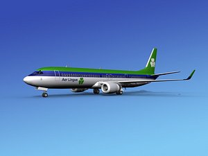 737-900er 737 airplane 737-900 3d max