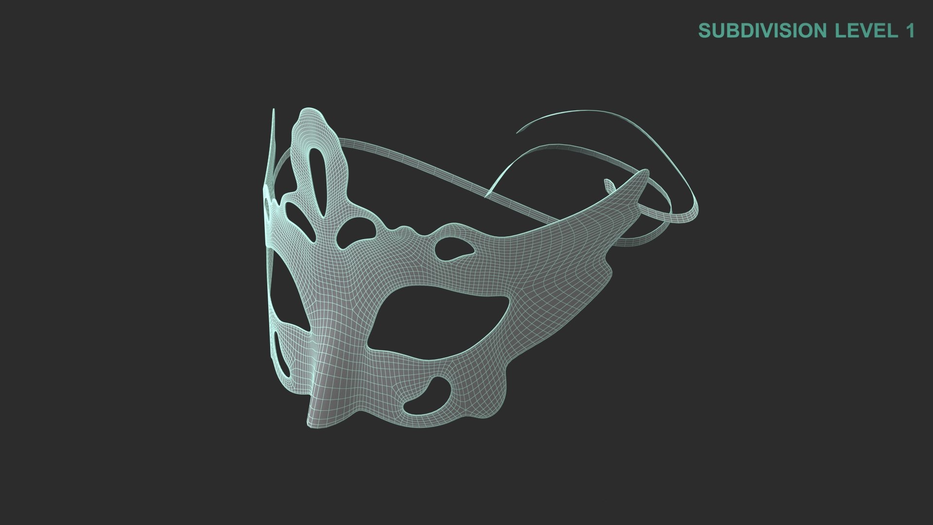 3D Carnival Mask model https://p.turbosquid.com/ts-thumb/LA/jan2EU/Lo/wireframe0004/jpg/1658915287/1920x1080/fit_q87/1d46109fce16d3f2d7acf5e63374ae1d28cfaa0f/wireframe0004.jpg