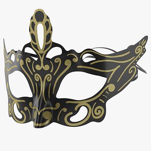 3D Carnival Mask model