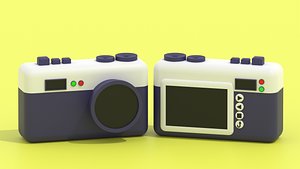 Cartoon Lovely Camera 3D model