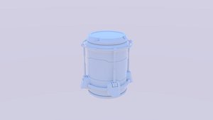 sci fi barrel 3D