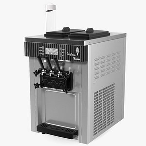 VEVOR Commercial Ice Cream Machine Stainless Steel 3D model