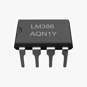 3D model IC-LM386