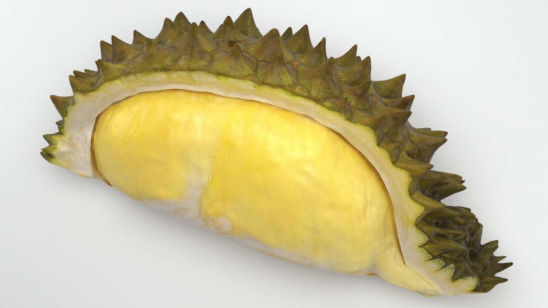 3D Tropical Fruit Collection 01 model https://p.turbosquid.com/ts-thumb/LA/rQmjFC/jD/durianslice01_a0007/jpg/1625153131/1920x1080/fit_q87/1bcc02f4b3e5d0acaabee79593852b517ec26a87/durianslice01_a0007.jpg