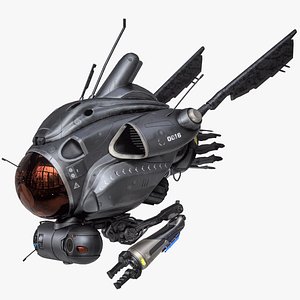 Sci-Fi Flying Drone PBR