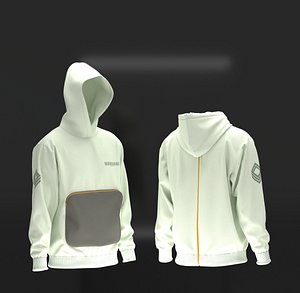 Male hoodie model