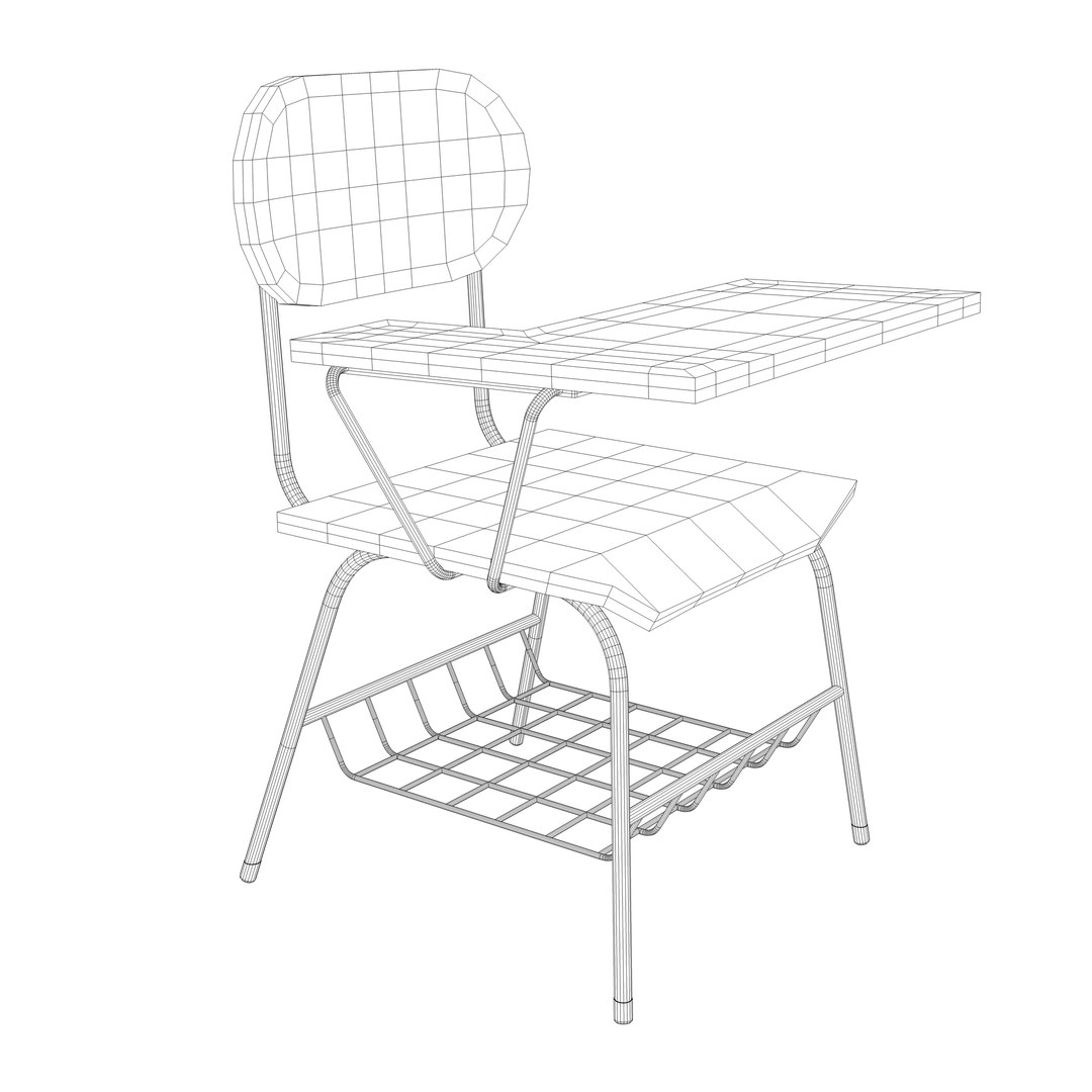 School Desk Chair 3D https://p.turbosquid.com/ts-thumb/LA/zmwNP7/su/schooldeskchairwireframecopy/jpg/1730619736/1920x1080/fit_q87/f3b1b846b223208bf92af4c3873c85ad7179abd6/schooldeskchairwireframecopy.jpg