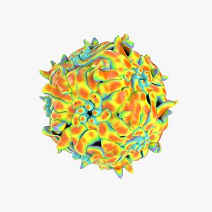 associated virus 3D model