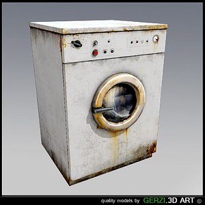 wash machine 3d model