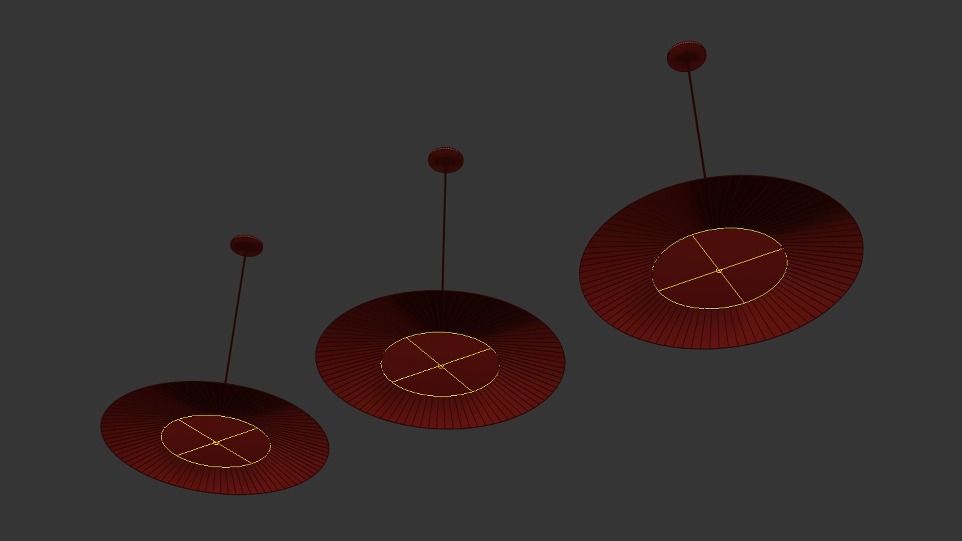 3D Conical By TossB Pendant Lamp Model - TurboSquid 2131063