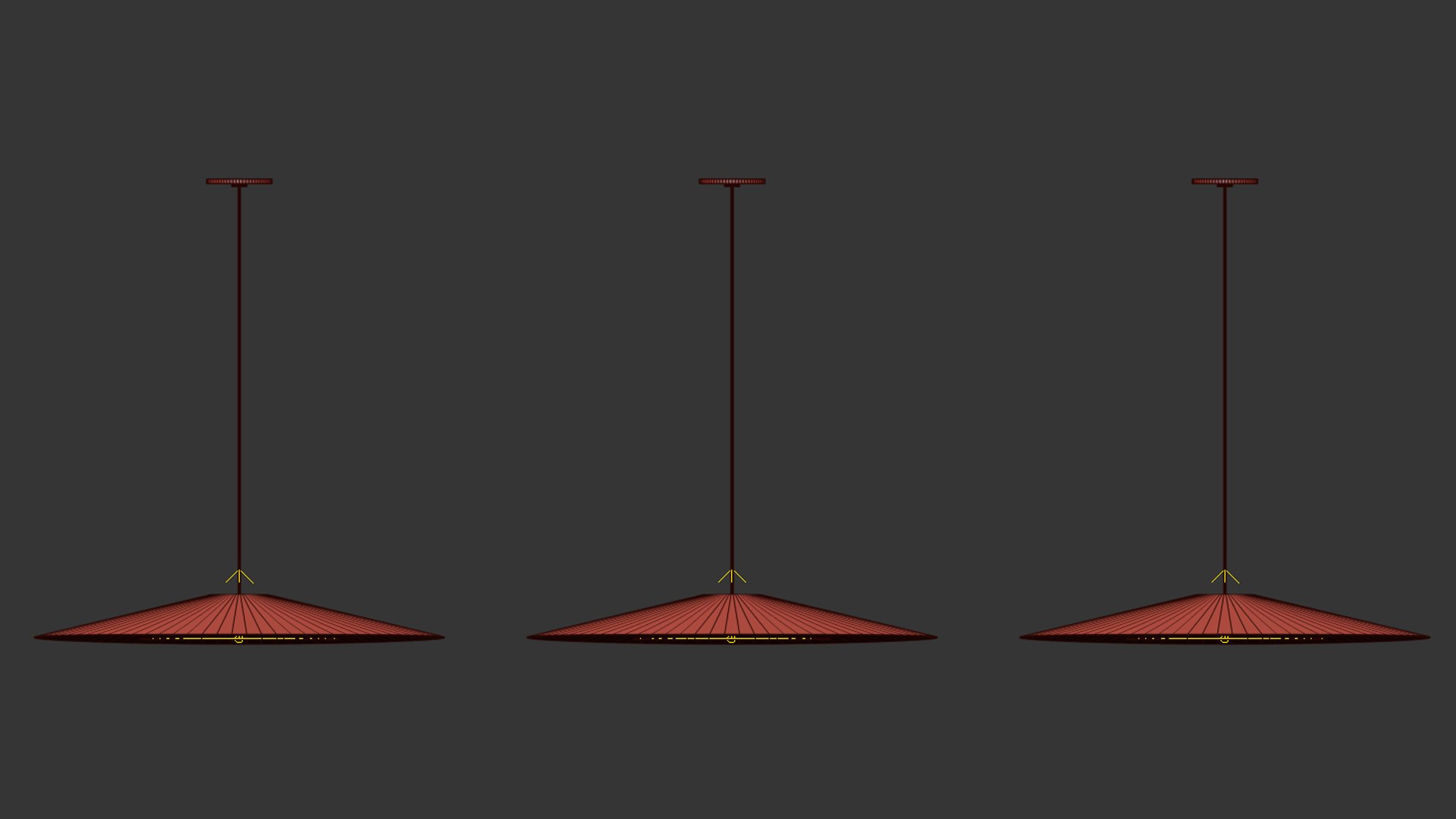 3D Conical By TossB Pendant Lamp Model - TurboSquid 2131063