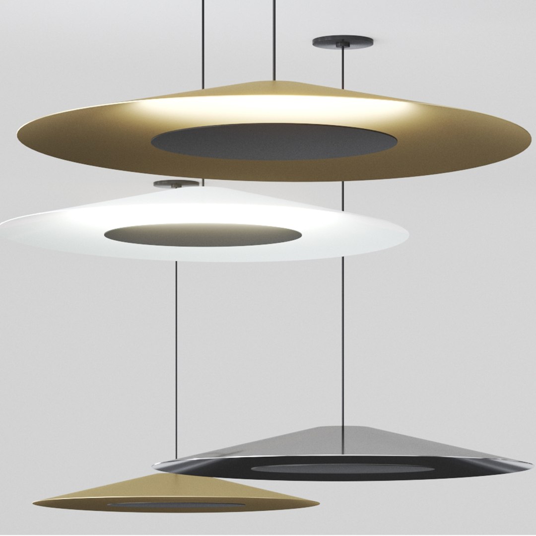 3D Conical By TossB Pendant Lamp Model - TurboSquid 2131063