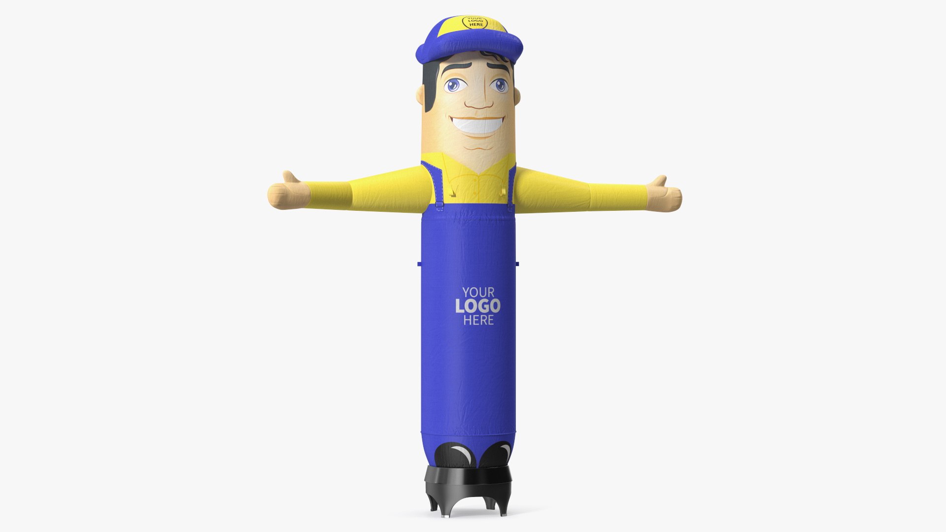 Inflatable Barker Right Hand Animated for Cinema 4D 3D model preview