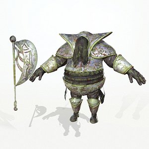 Swamp Guardian Low-poly 3D model