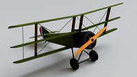 Sopwith Triplane Aircraft Military Vehicle