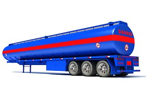 3D tank trailer