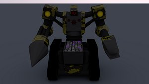 3D model mining robot