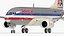 American Airlines Boeing 737-700 with Interior Rigged for Maya