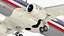 American Airlines Boeing 737-700 with Interior Rigged for Maya