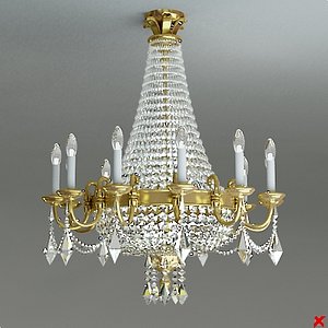 3d chandelier model